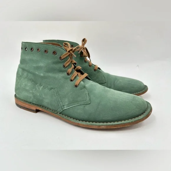 Bottega Veneta Green Mint Suede Chukkas Size 44EU/11-USA Bottega Veneta Men main image 3